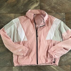 Stylish hooded windbreaker by VS Pink